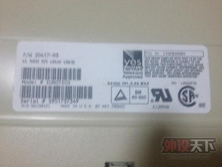 ��������Key Tronic EUROTECH ����  �ѳ�