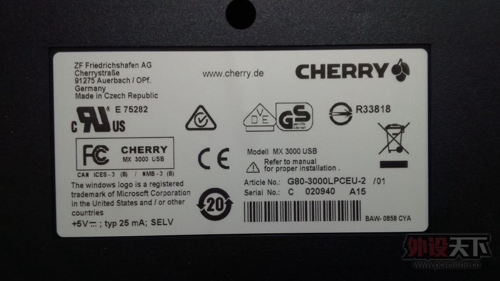 Cherry�й����ҵ����� G80-3000��ɫ���ᣡ����