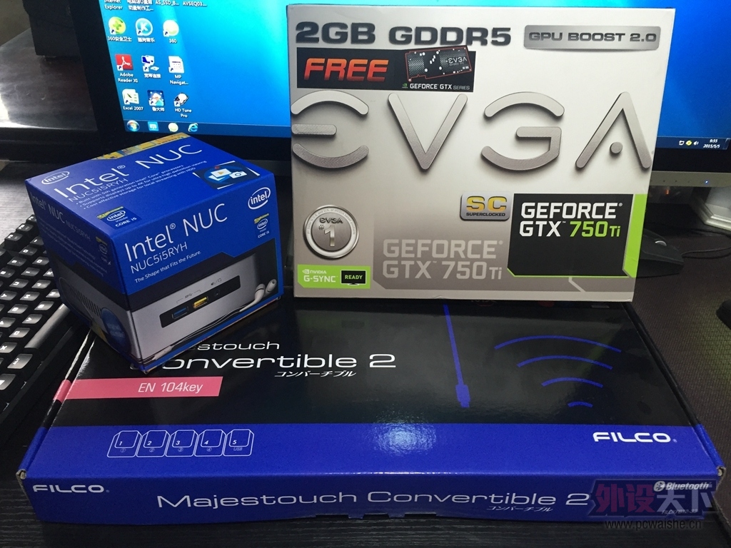�����ݡ�intel NUC 5i5RYH�׼�������SM951��EVGA750Ti�Կ���