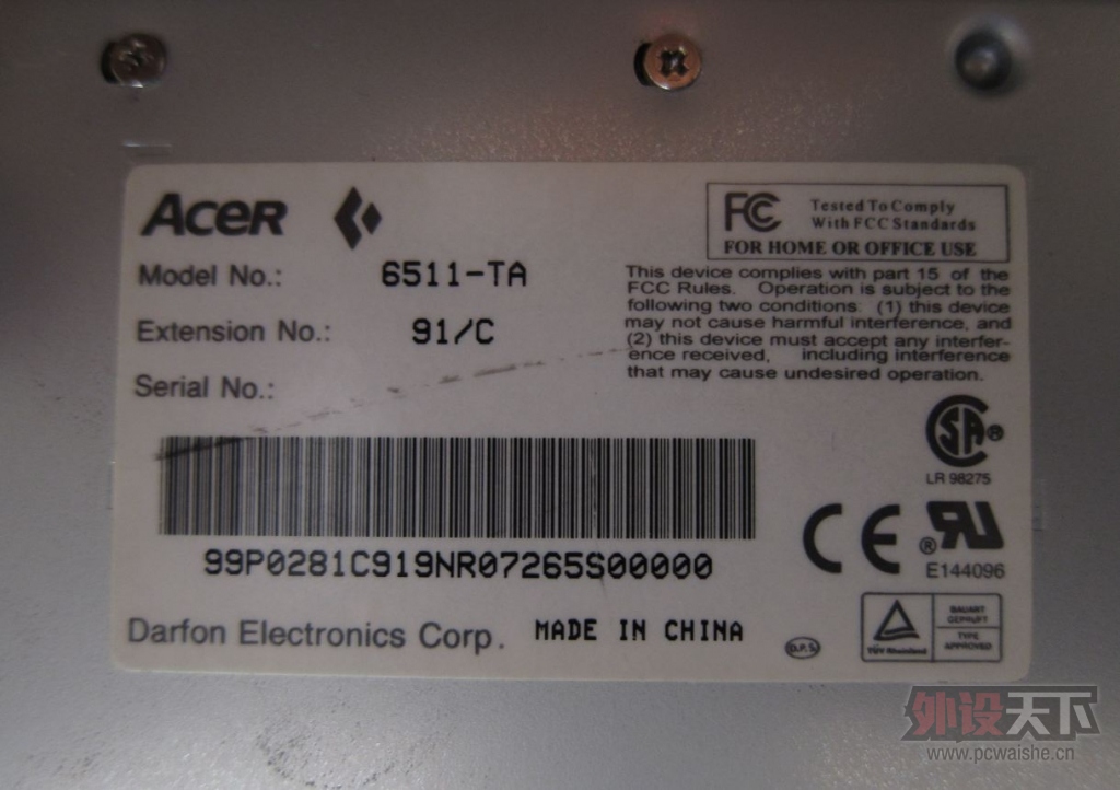 ����򡿳���� Acer 6511 ���ظְ� 107�� ���̡�