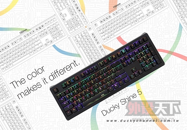 �����Ϯ!Duckyħ��Ѽ����̨������չ��S5 RGB��е����