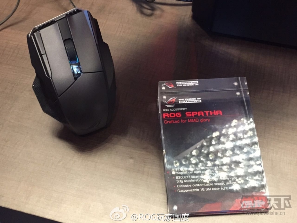 ROG��ҹ����Ƴ�ROG Spatha�羺��꼰ROG Claymore RGB����