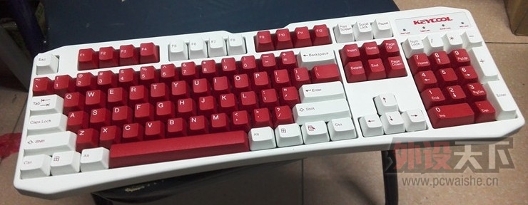 ��������PBT�ʺ��ñ ikbc F104 ��ɫ���� ��ɫ��͸��ñ 104��