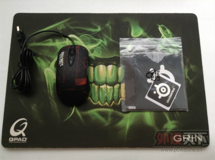 �����ա�SteelSeries Sensei RAW+Qpad Ct GRIN
