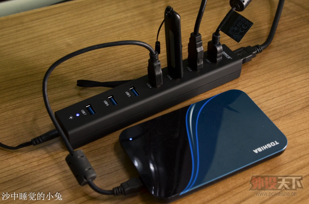 ORICO��� H7013 �߿ڱ�ЯUSB HUB ����