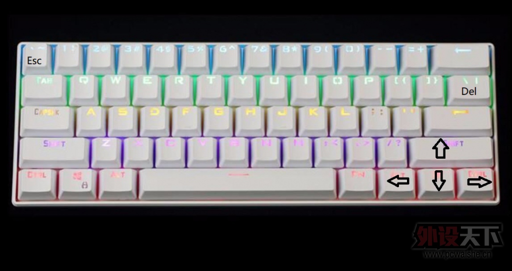 RK61���������������(��Esc��Del��)�������{AutoHotKey}