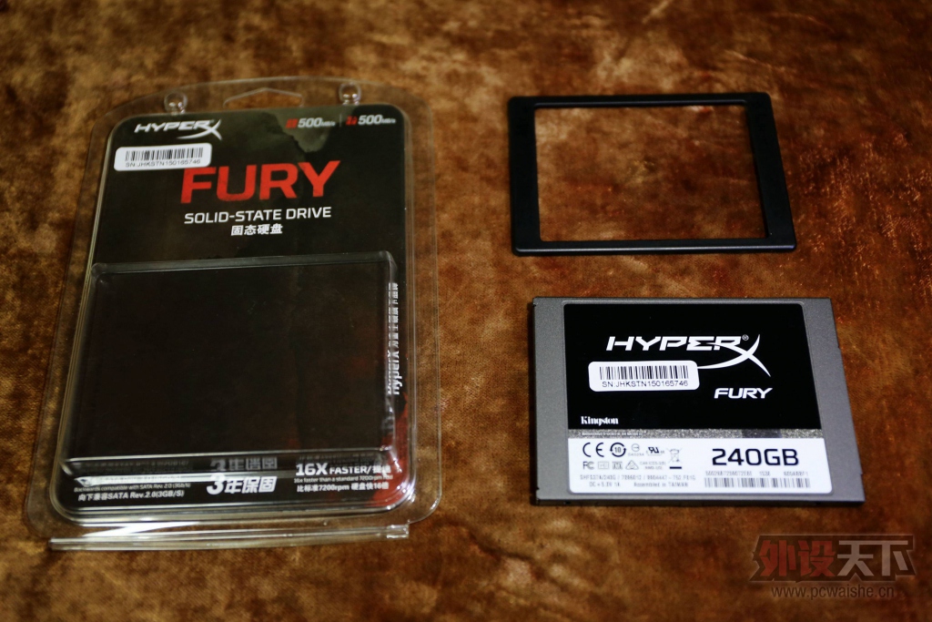 HyperX Furyϵ 240G SATA3 ̬ӲZ170µС[ԭ]