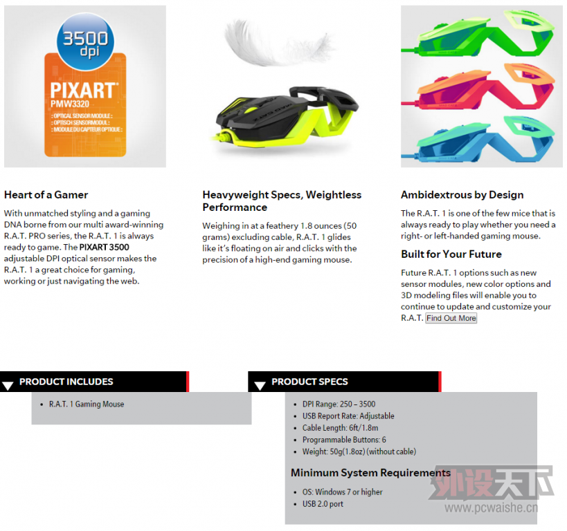 �����ӡ�������ſᵽʲô�̶ȣ�Mad Catz R.A.T.1ʹ������
