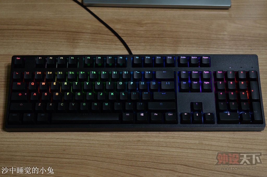 ָ���ϵĵ�ɫ�� ���� Likeboard 104 RGB��е��������
