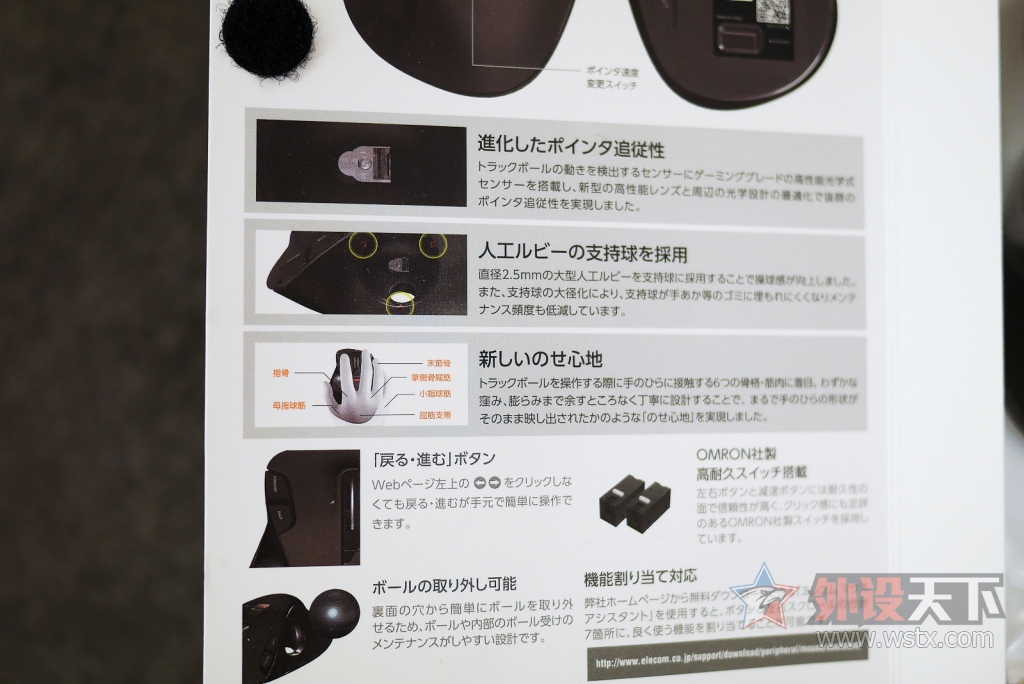 �һ����󽡿���ELECOM  M-XT2DR ���߹켣����꿪��