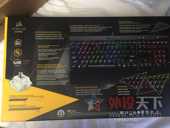 ������K70 RGB, MX speed���Ὺ��