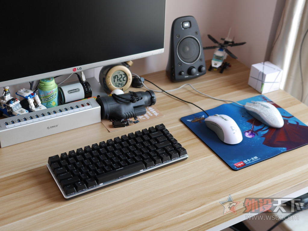 �ھ���Ajazz������AK33 RGB����ᱳ���е���̿������顾������ģʽ��Ƶ��