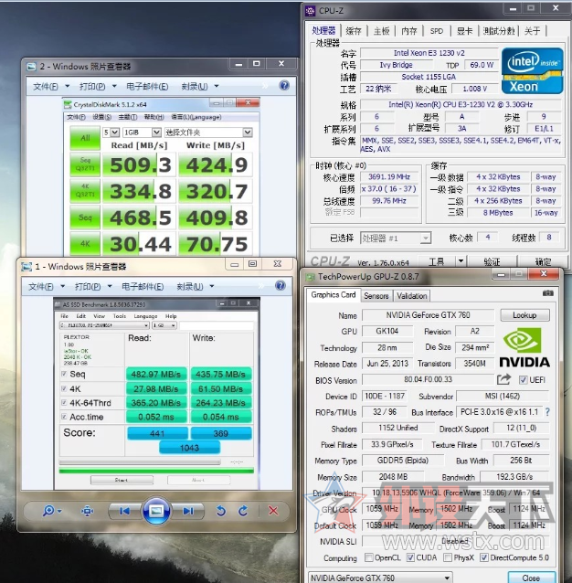 ���Ĵ��ɶ�������e3 1230v2���� gtx760�ֿ���m6s+256g