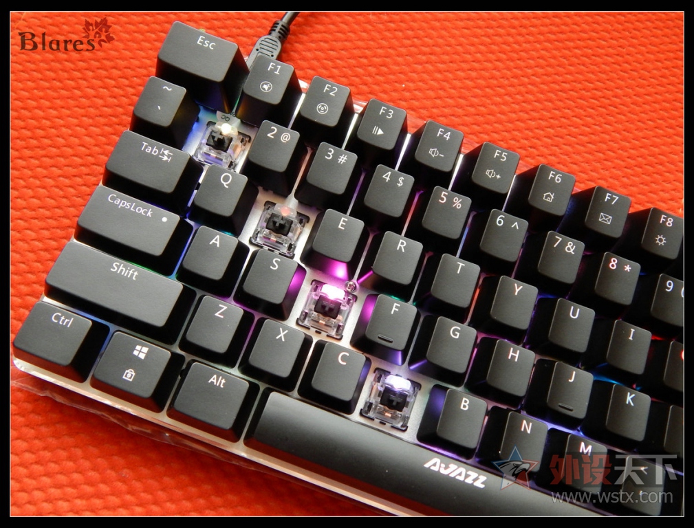 �򣬶���Լ------Ajazz/�ھ� AK33 ���ͻ�е���� RGB�� ���ּ���