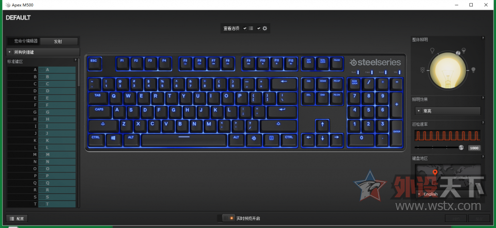 �������ʣ�ǿ�Ƶǳ���SteelSeries���APEX M500 ���ᱳ���е��������