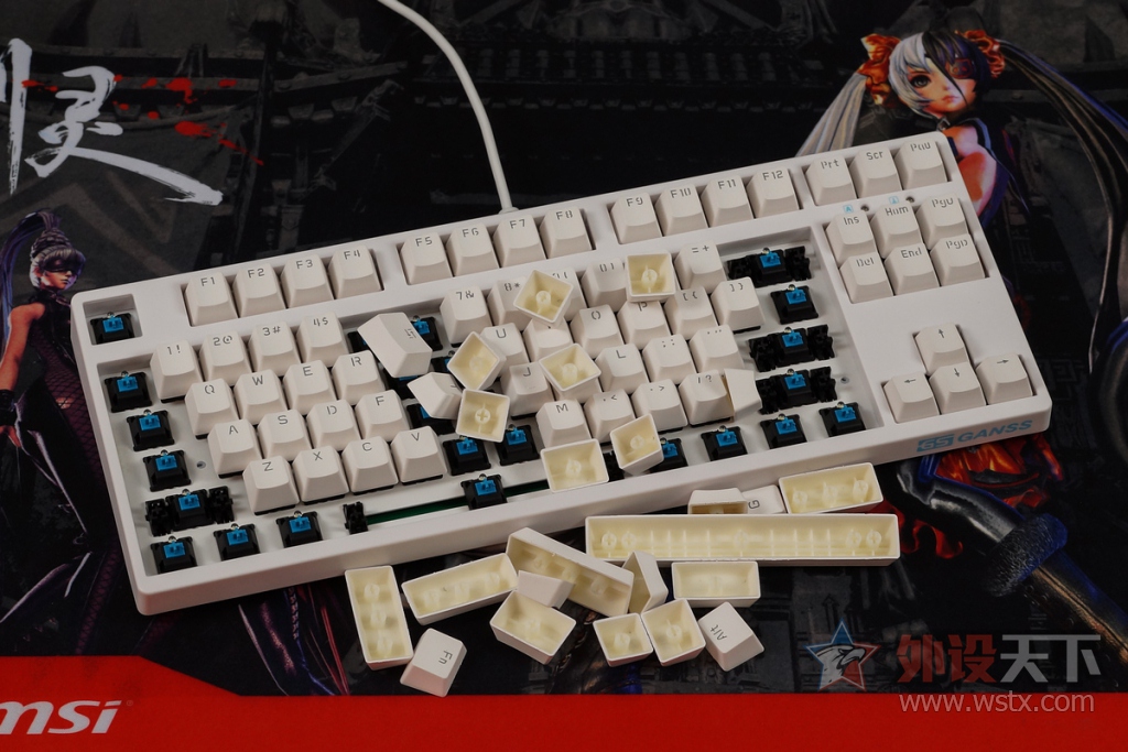 Ganss GS87LED���� �°�Cherry���ᡢ�°�PBT��ñ