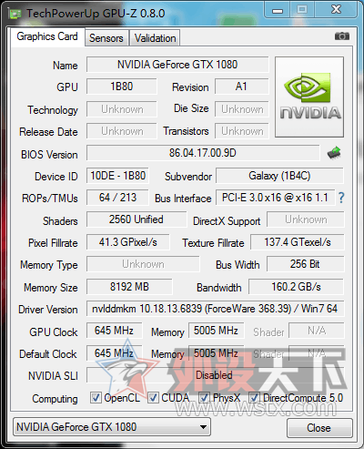 ӰGAMER GTX1080򵥿