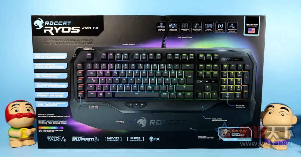 Ryos MK FX��е��CHERRY RGB������̿���С��