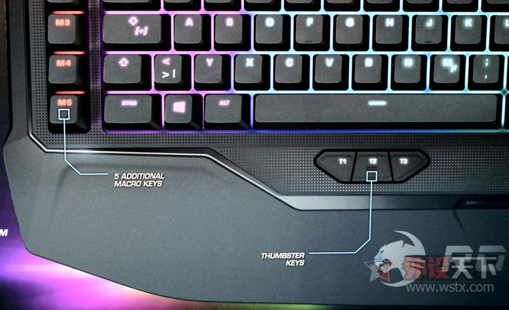 Ryos MK FX��е��CHERRY RGB������̿���С��