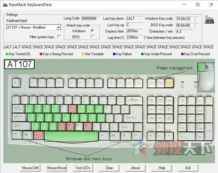 KeyBoard���θ���ˮ��ƻ�������������¿�87Key EK815���̲���