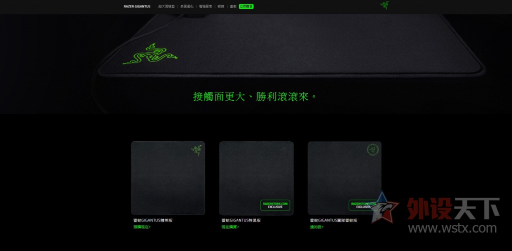 �����������Ƶ������Razer Gigantus �µ���