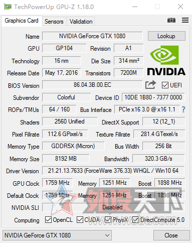 �߲ʺ� iGame1080 ����ս��X-8GD5X Top AD�Կ�����