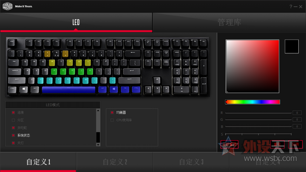 �ƿز��ܴ���������ԭ��RGB MasterKeys Pro L����