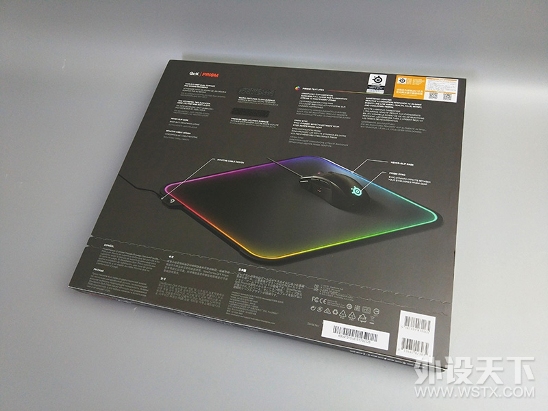 RGBҲ˫   SteelSeries QcK Prism RGB濪С