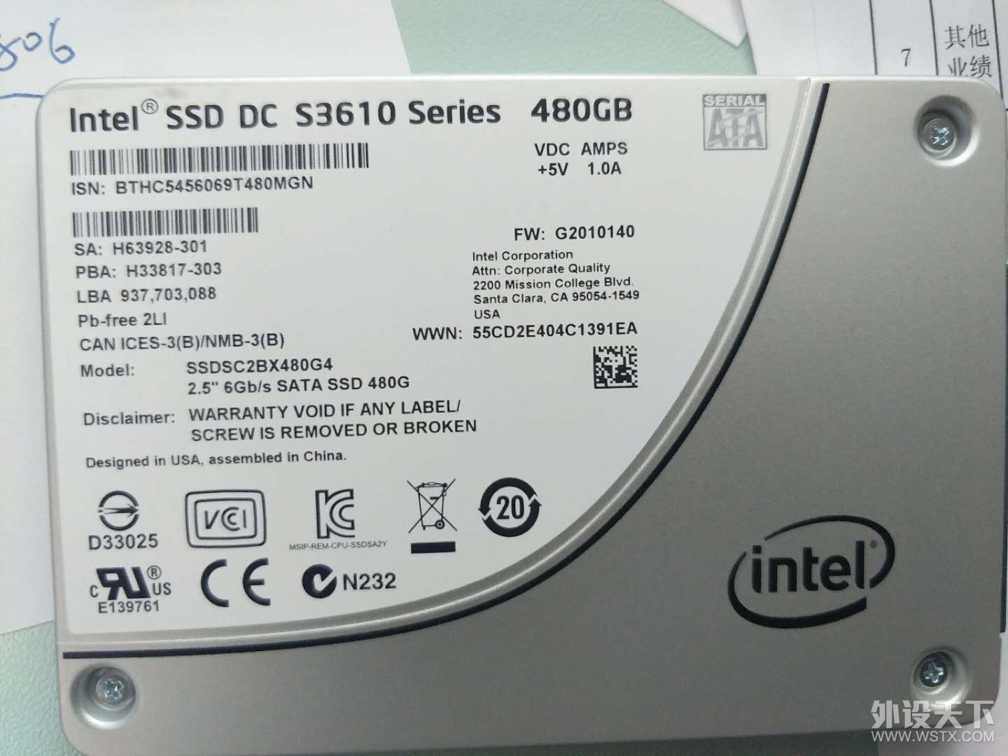 [����] [Ӳ��]�����ݡ�������Intel S3500 480G ��ҵ���ƶ�Ӳ�� 950���ʳ�~