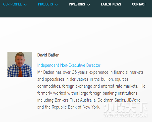 ת��David Batten��һ�տǹ�˾�ع⣬��������ϵ���