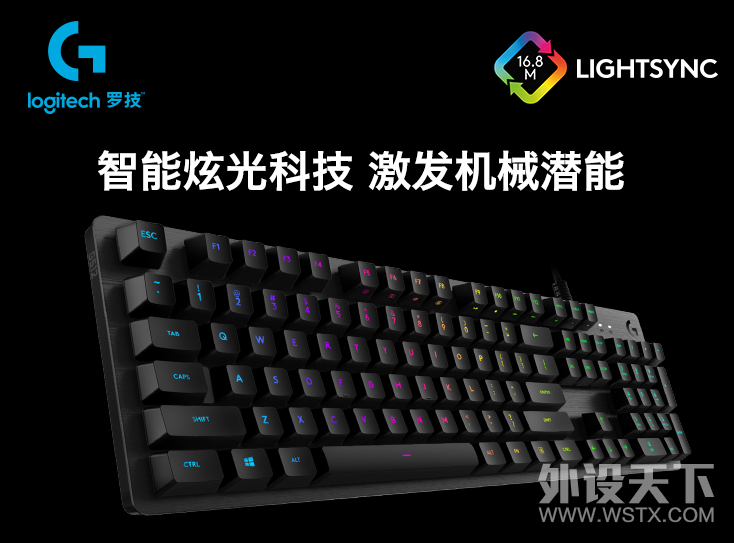 ޼G512 CARBON RGBеϷȫGX-BLUE CLICKYе