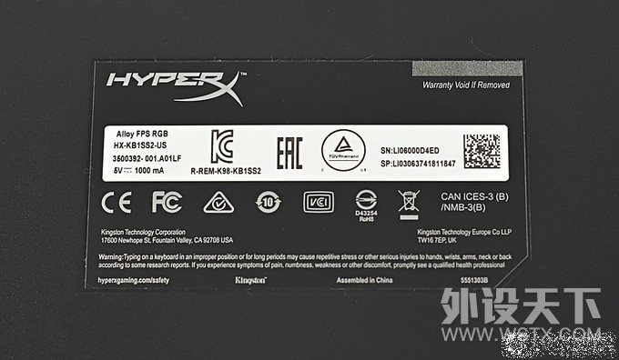 ʸָ HyperX Alloy FPSרҵ Ϸ 