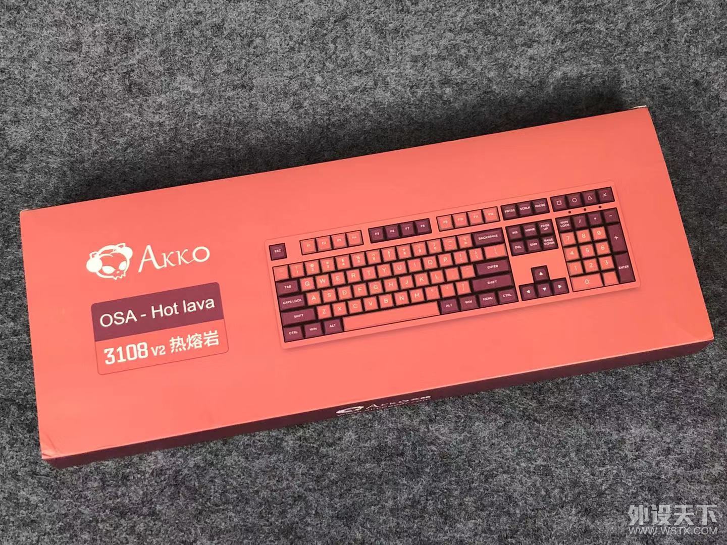 ȫ��OSA�߶�PBT��ɫ��ñ����Akko3108V2�����Ҽ��̿���