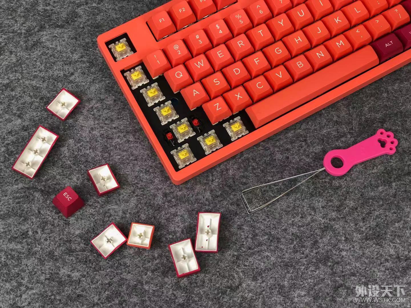 ȫ��OSA�߶�PBT��ɫ��ñ����Akko3108V2�����Ҽ��̿���