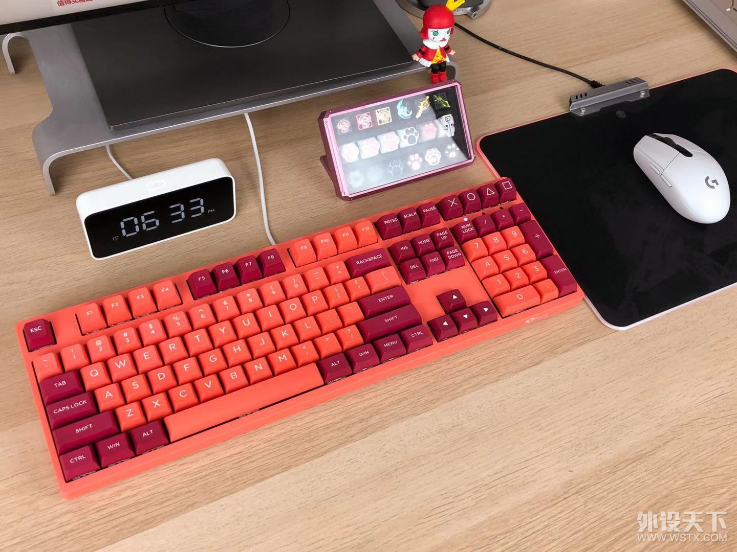 ȫ��OSA�߶�PBT��ɫ��ñ����Akko3108V2�����Ҽ��̿���