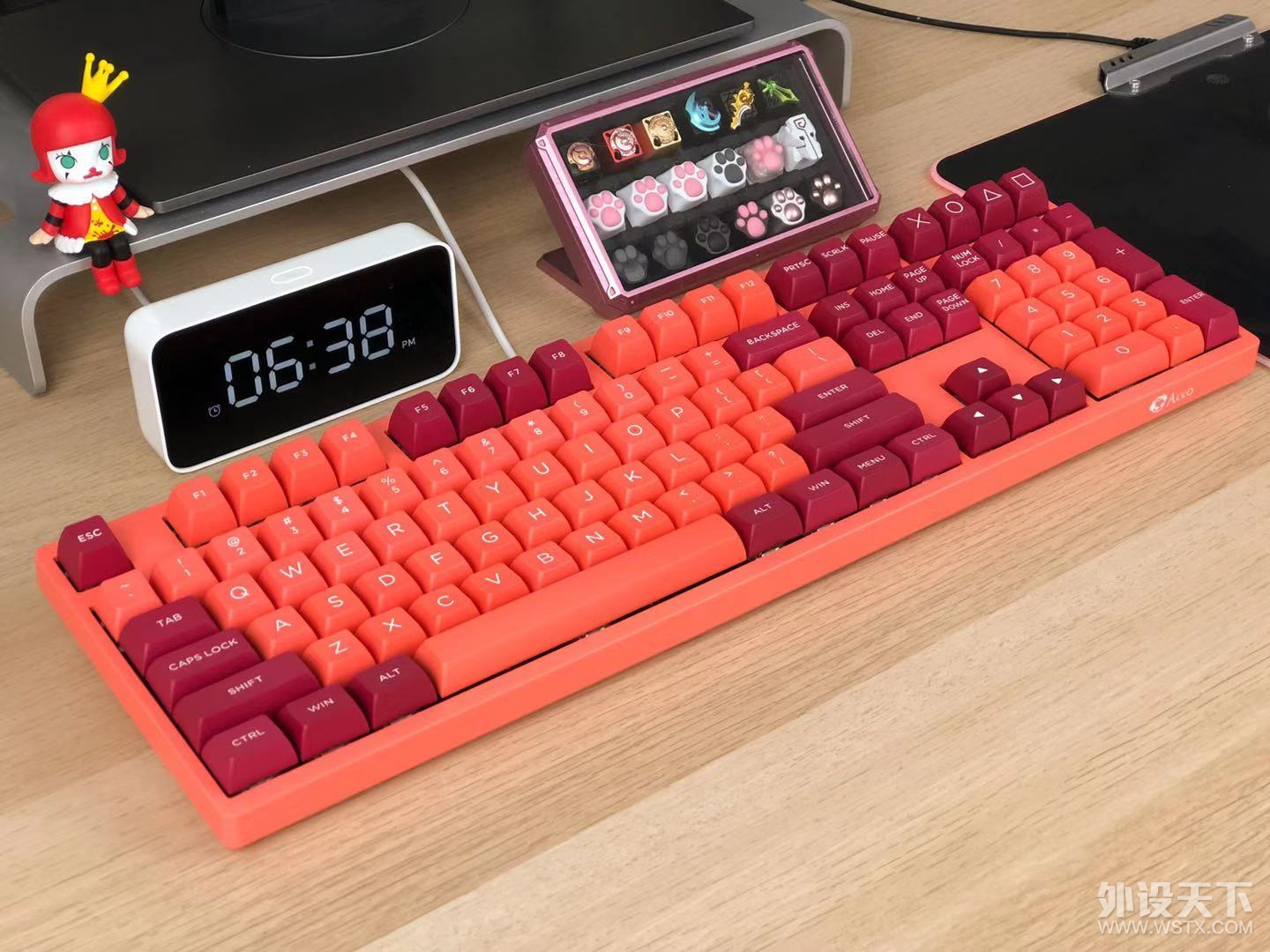 ȫ��OSA�߶�PBT��ɫ��ñ����Akko3108V2�����Ҽ��̿���