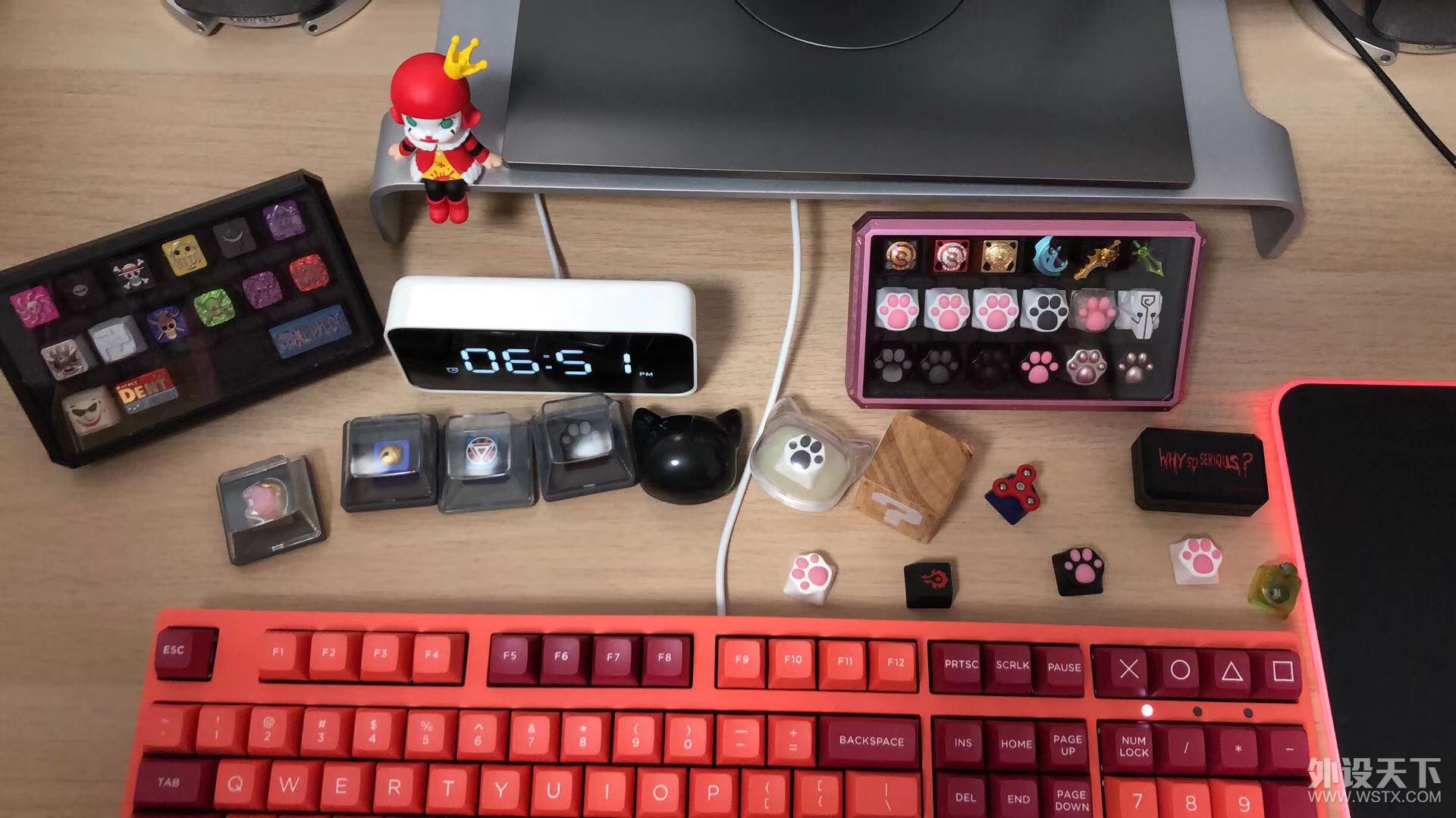 ȫ��OSA�߶�PBT��ɫ��ñ����Akko3108V2�����Ҽ��̿���