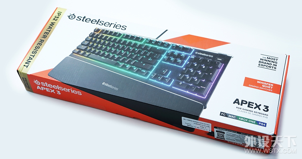 ��S��⡿���SteelSeries Apex 3 RGB���ý��羺��Ϸ���̲������