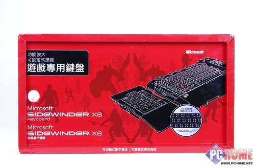 ��ת����΢��SIDEWINDER X6��Ϸ��������