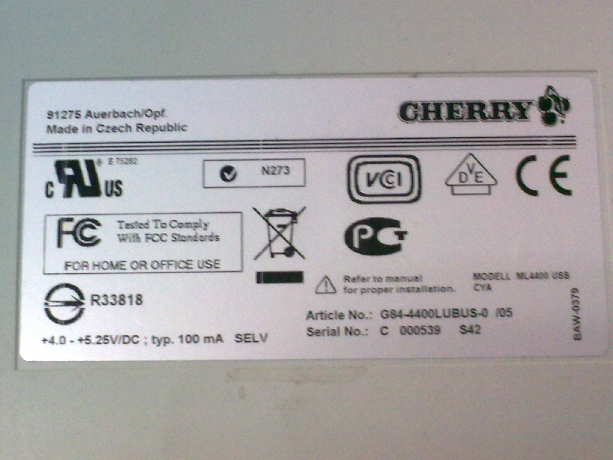 CHEERY G84-4400LUBUS-0