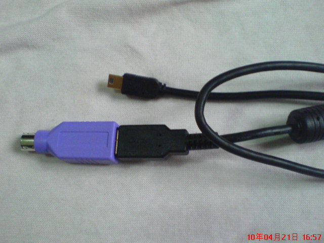 USB�ڲ���PS2ת��ͷЧ��ͼ.JPG