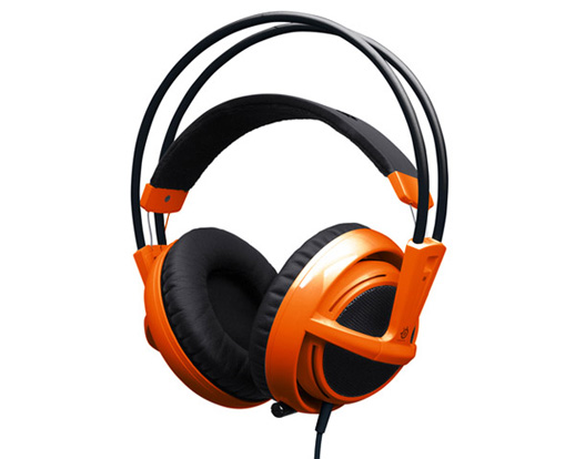 ���쵽�ˡ���SteelSeries Siberia v2 Full-size Headset Orange SE