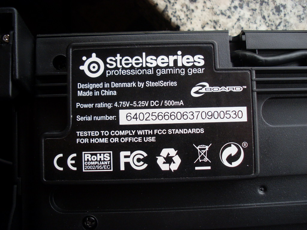 500��SteelSeries Zboard���̺�SteelSeries World of Warcraft MMO���