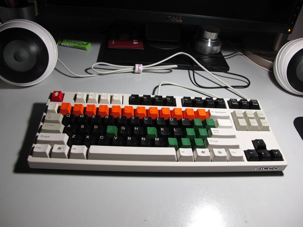 �ڶ��ѻ�е���֡���filco 80%�ײ裬���л�ɫPP~