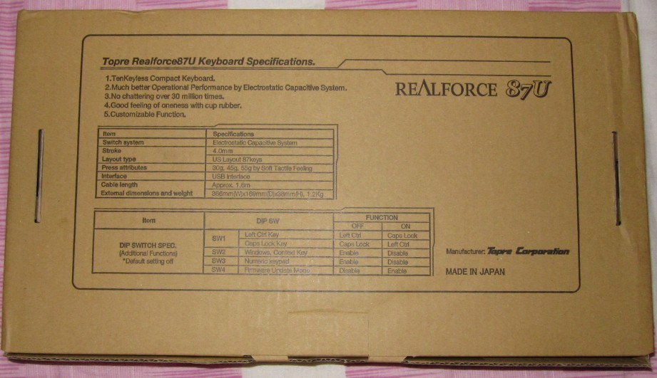 һ������֮·��Realforce 87U ����������