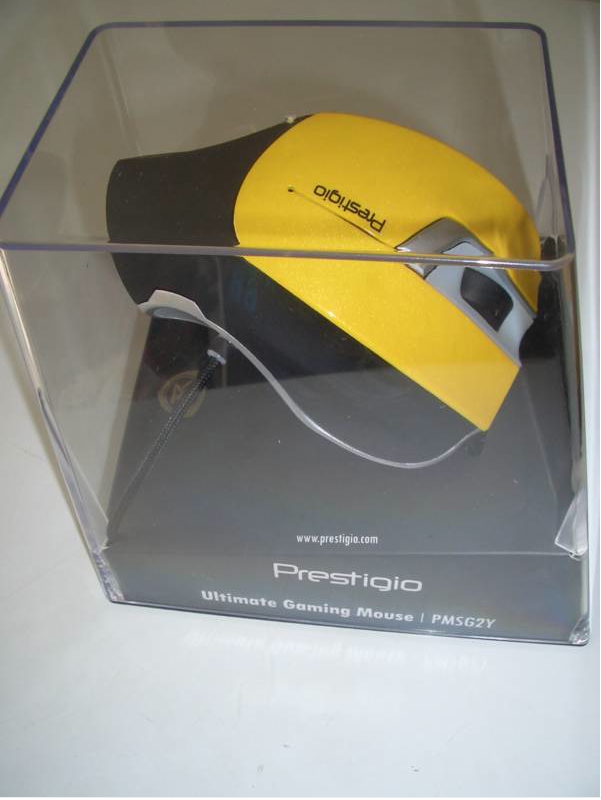 �Sɫ���X����Prestigio Ultimate Gaming Mouse PMSG2 5040DPI Yellow