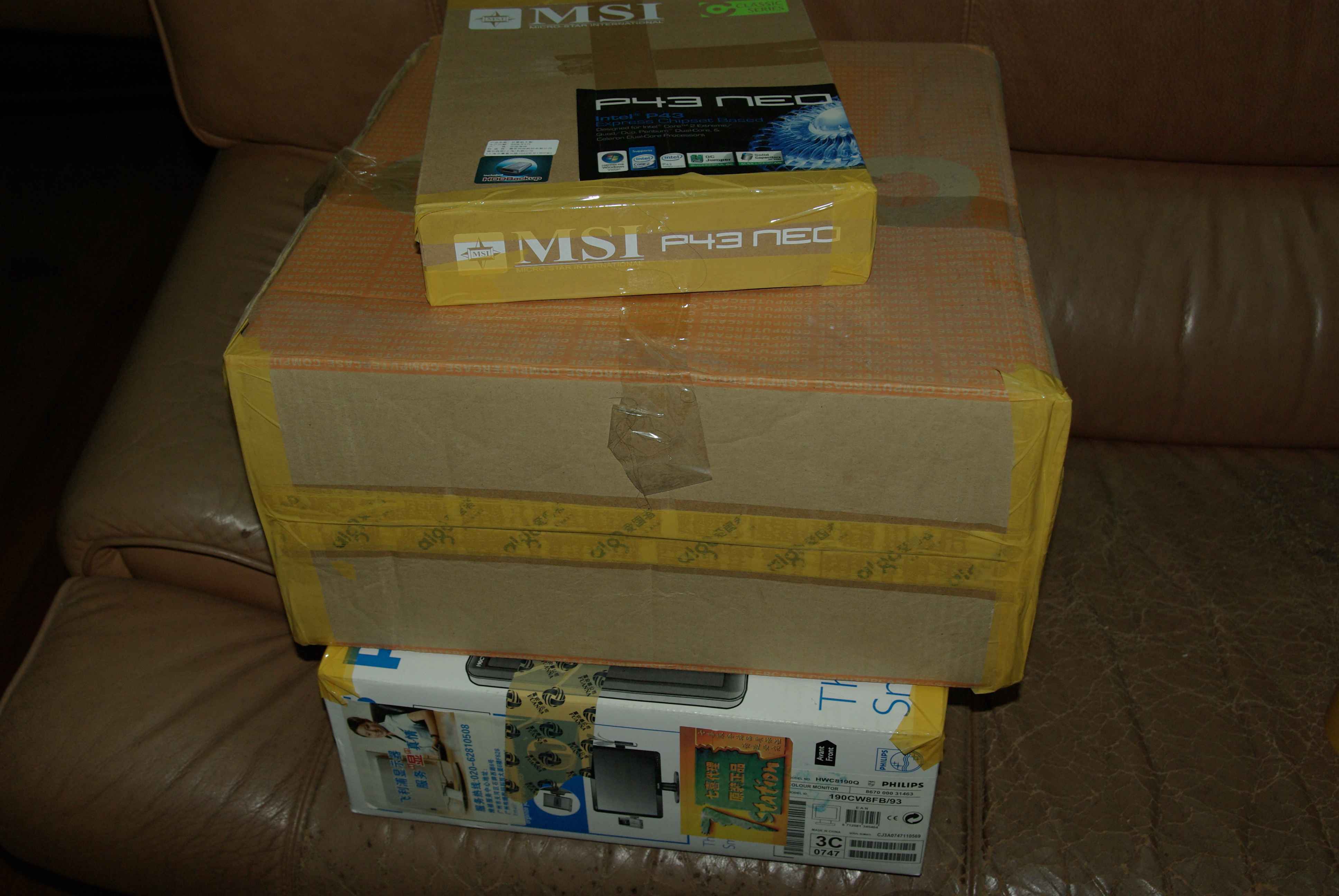 ����������һ̨����Ӳ�̺͹�����P43 E5200 HD3850