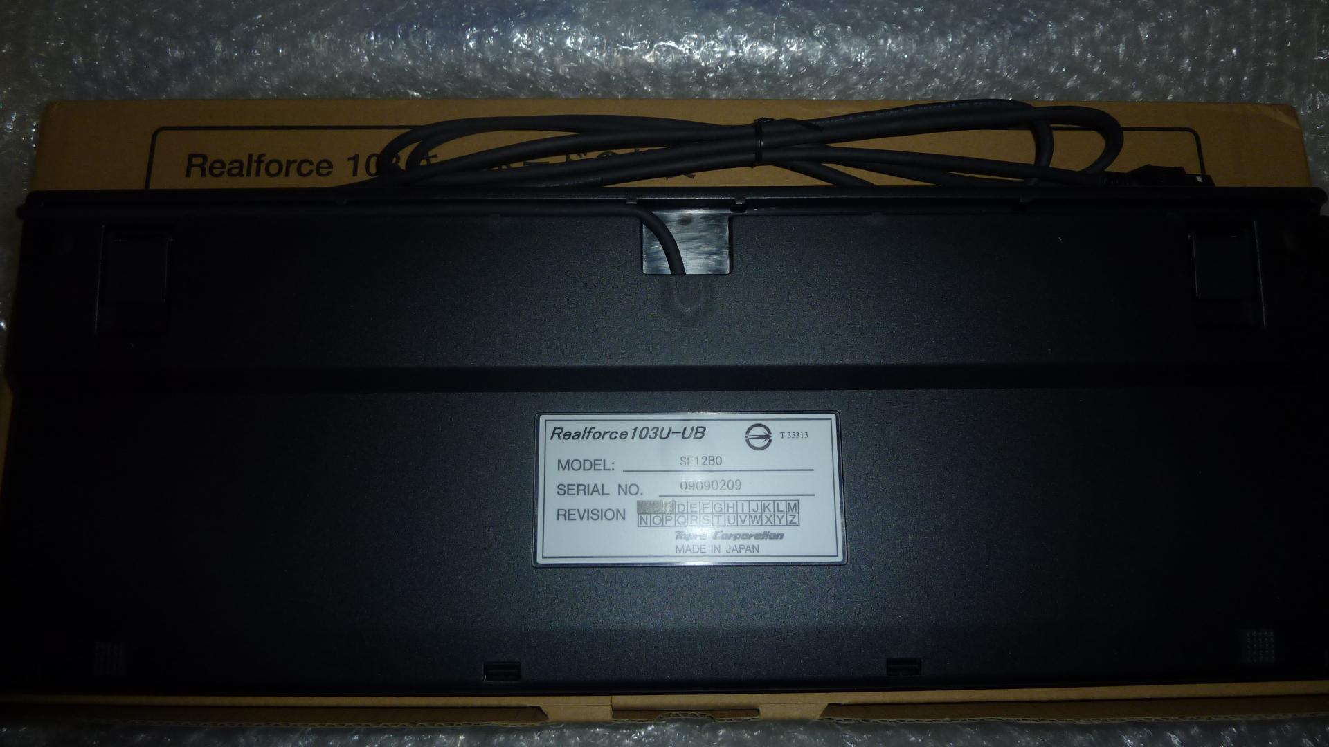 ����յ���REALFORCE 103U *-*������ͼ��