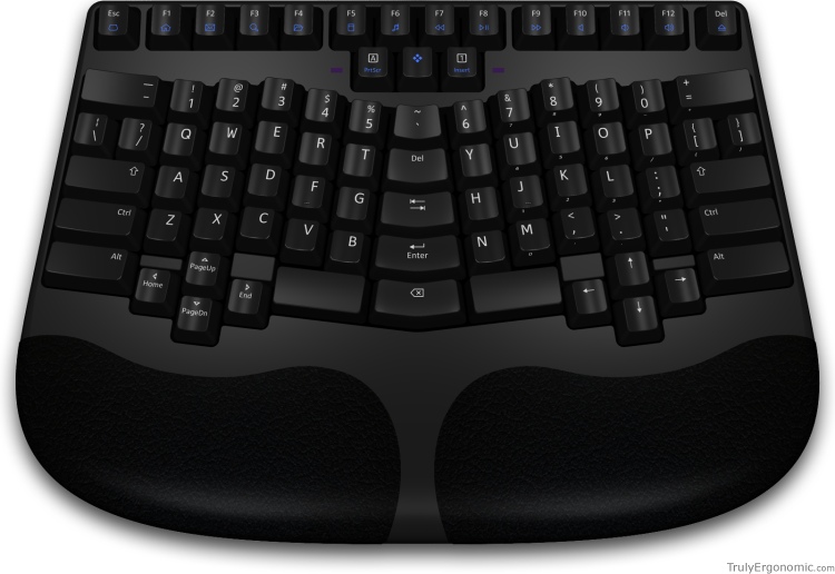 Truly Ergonomic Computer Keyboard  ����������Ļ�е�����˰�