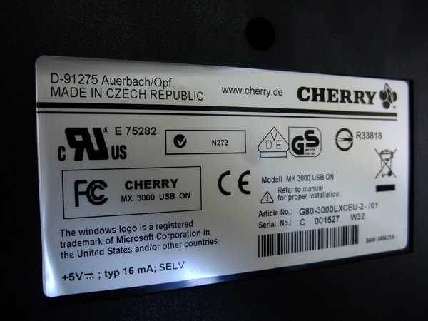 ��CHERRYӣ�Һ�ɫ���� G80-3000���ѳ���